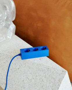 Pedestal Power Bar grenuttag, 2 m, ultra marine