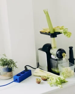 Pedestal Power Bar grenuttag, 2 m, ultra marine