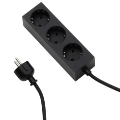 Pedestal Power Bar grenuttag, 2 m, charcoal