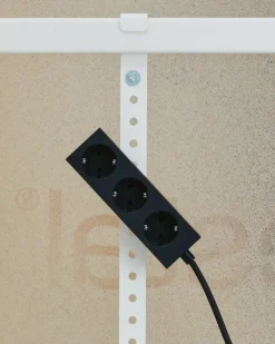 Pedestal Power Bar grenuttag, 2 m, charcoal