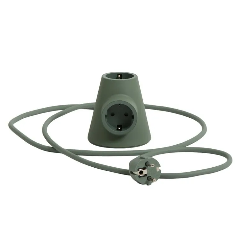 Pedestal Power Base, mossy green