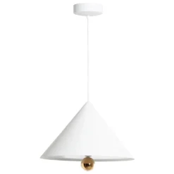 Petite Friture Cherry LED-pendel, stor, vit