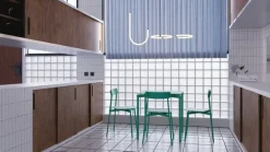 Petite Friture Fromme loungefåtölj, mintgrön