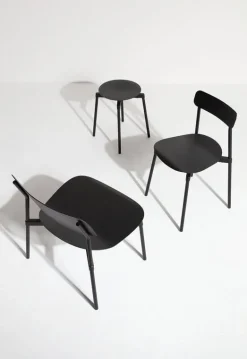 Petite Friture Fromme lounge-stol, svart