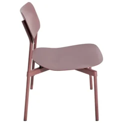 Petite Friture Fromme lounge-stol, brunröd