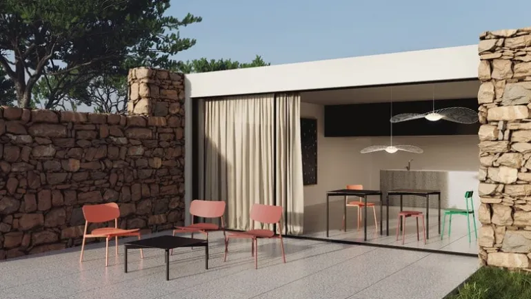 Petite Friture Fromme soffbord, svart