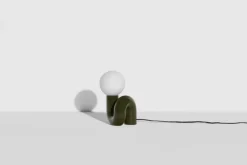 Petite Friture Neotenic bordslampa, 26 cm, grön