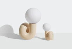 Petite Friture Neotenic bordslampa, 51 cm, vanilj