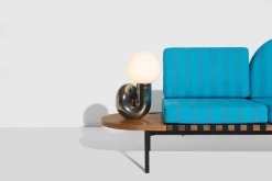 Petite Friture Neotenic bordslampa, 51 cm, platina