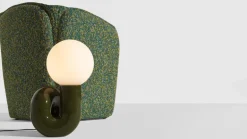 Petite Friture Neotenic bordslampa, 51 cm, grön