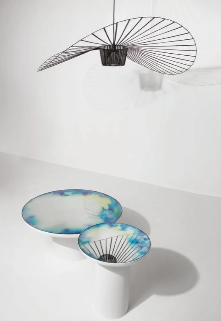 Petite Friture Vertigo pendellampa, 110 cm, svart