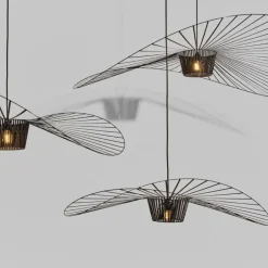 Petite Friture Vertigo pendellampa, 110 cm, svart