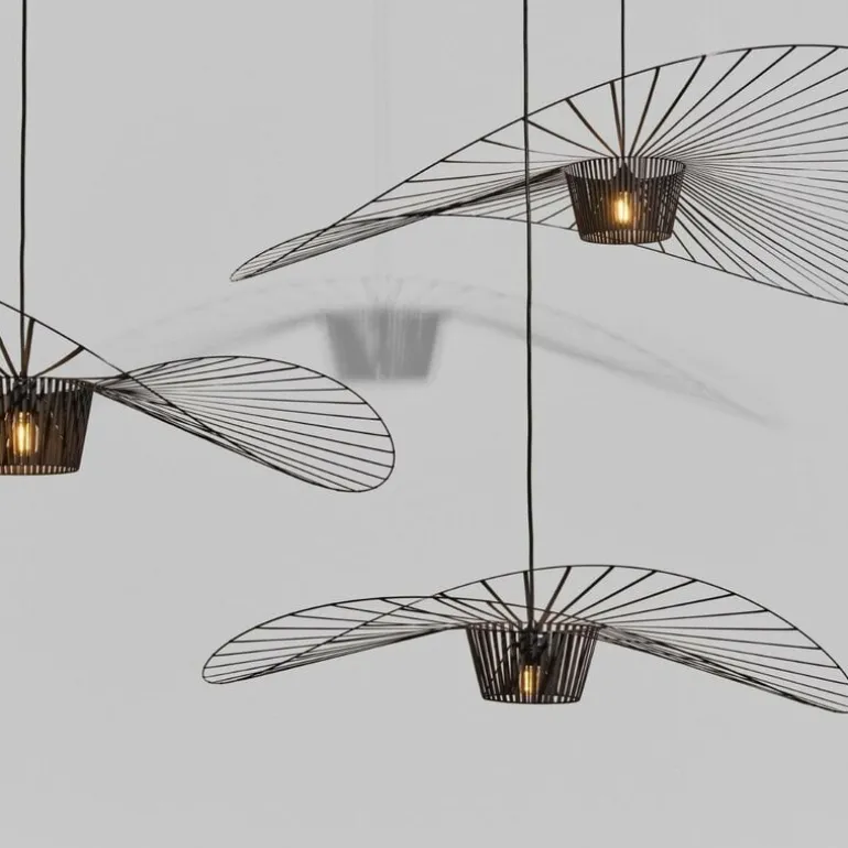 Petite Friture Vertigo pendellampa, 110 cm, svart