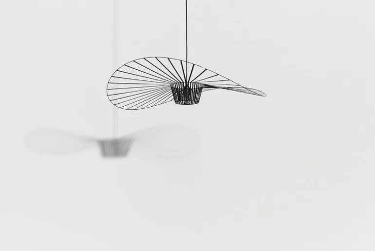 Petite Friture Vertigo pendellampa, 110 cm, svart