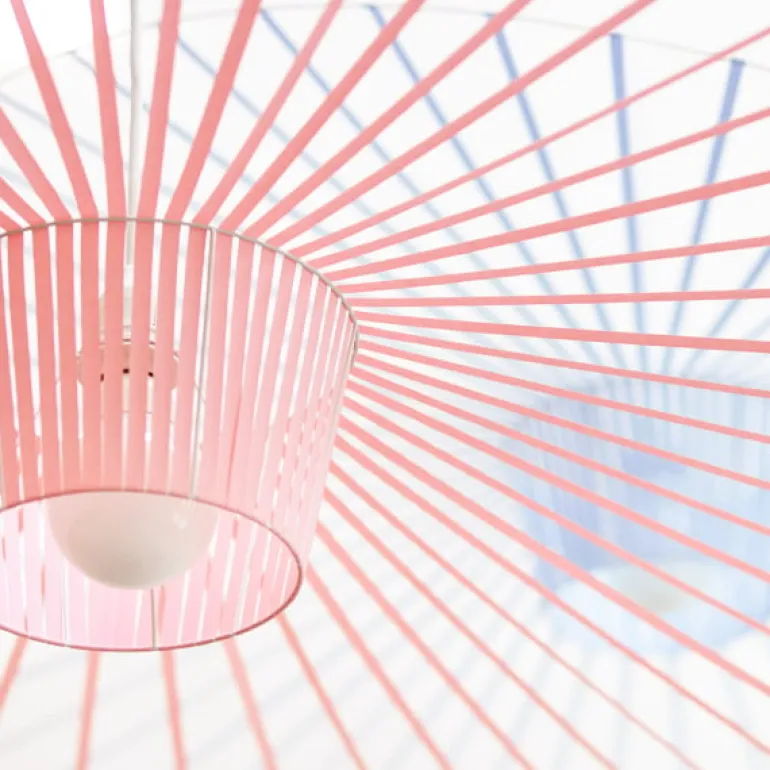 Petite Friture Vertigo pendellampa 140 cm, vit