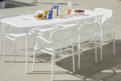 Petite Friture Week-end bord, 85 x 180 cm, vit