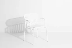 Petite Friture Week-end bridge stol, vit