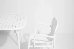 Petite Friture Week-end bridge stol, vit