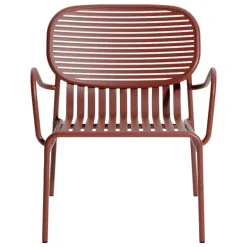 Petite Friture Week-end fåtölj, brunröd