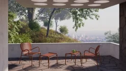 Petite Friture Week-end fåtölj, terrakotta