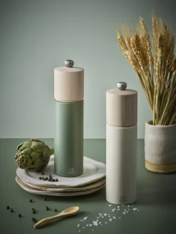 Peugeot Boreal saltkvarn, 21 cm, salviagrön