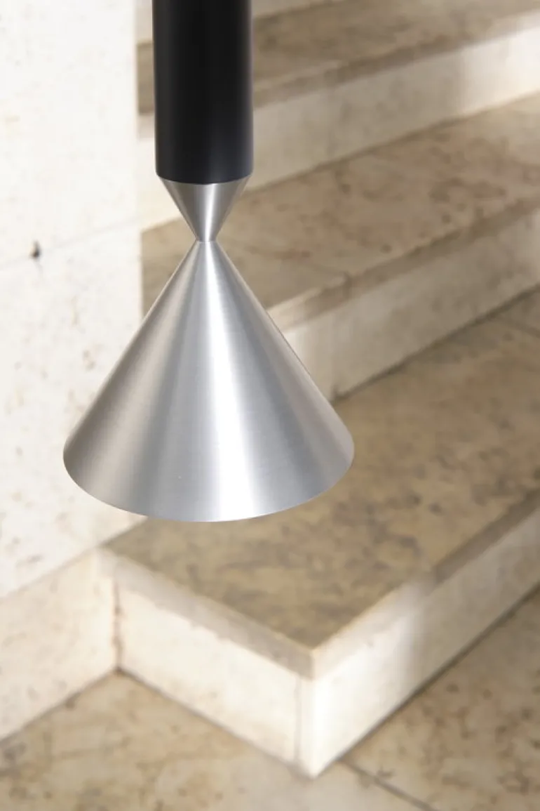 Pholc Apollo 79 pendellampa, black ink - aluminium