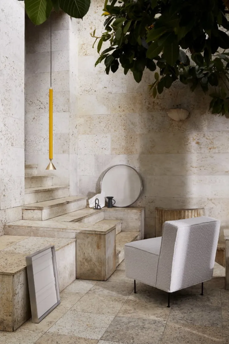 Pholc Apollo 79 pendellampa, honey gold - polerad mässing