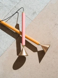 Pholc Apollo 79 pendellampa, honey gold - polerad mässing