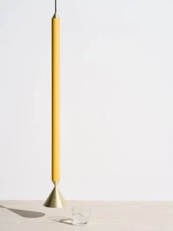 Pholc Apollo 79 pendellampa, honey gold - polerad mässing