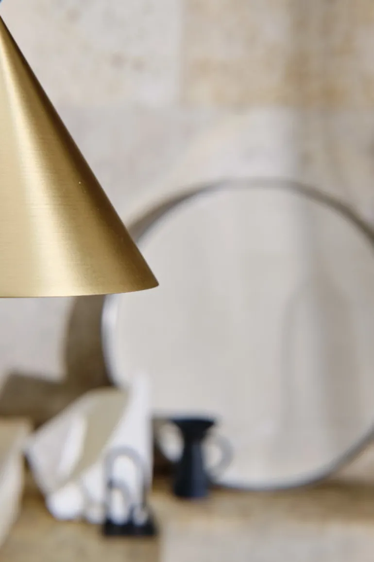 Pholc Apollo 79 pendellampa, honey gold - polerad mässing