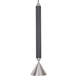 Pholc Apollo 39 pendellampa, svart - polerad aluminium