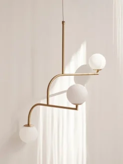 Pholc Mobil 70 pendellampa, mässing