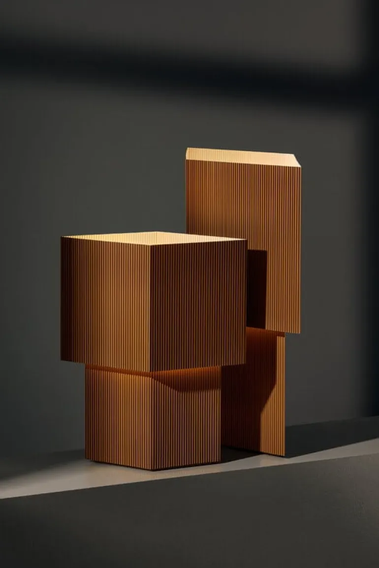 Pholc Romb 36 bordslampa, kummin