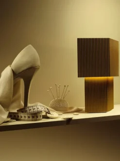 Pholc Romb Mini bordslampa, kummin