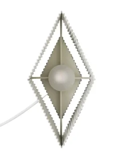 Pholc Romb Mini bordslampa, vanilj