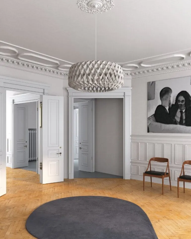 Pilke Lights Pilke Signature 80 taklampa, vit