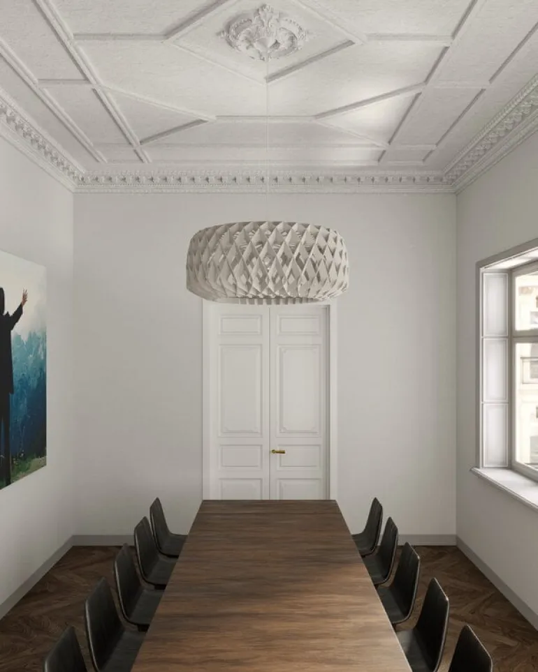 Pilke Lights Pilke Signature 80 taklampa, vit