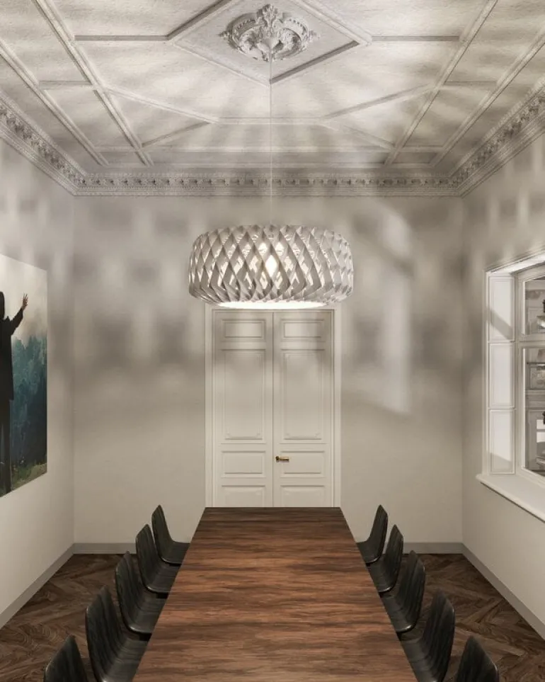 Pilke Lights Pilke Signature 80 taklampa, vit