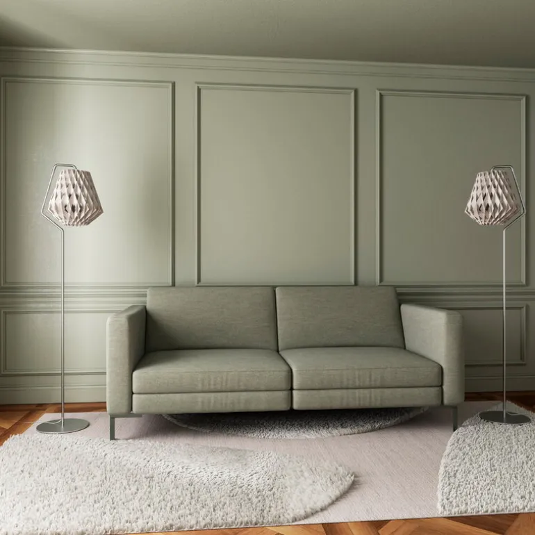 Pilke Lights Pilke Signature 28 golvlampa, vit