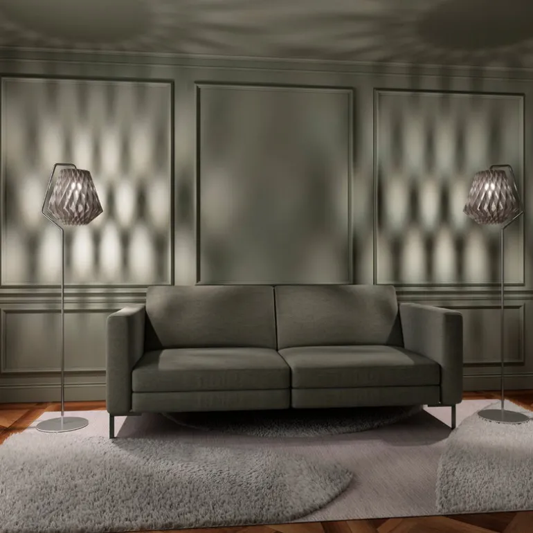 Pilke Lights Pilke Signature 28 golvlampa, vit