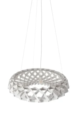 Pilke Lights Pilke Signature 95 pendellampa, vit