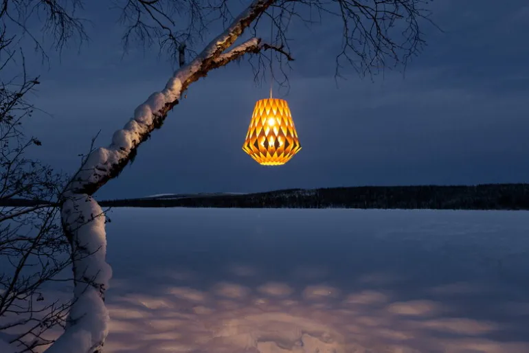 Pilke Lights Pilke Signature 36 taklampa, björk