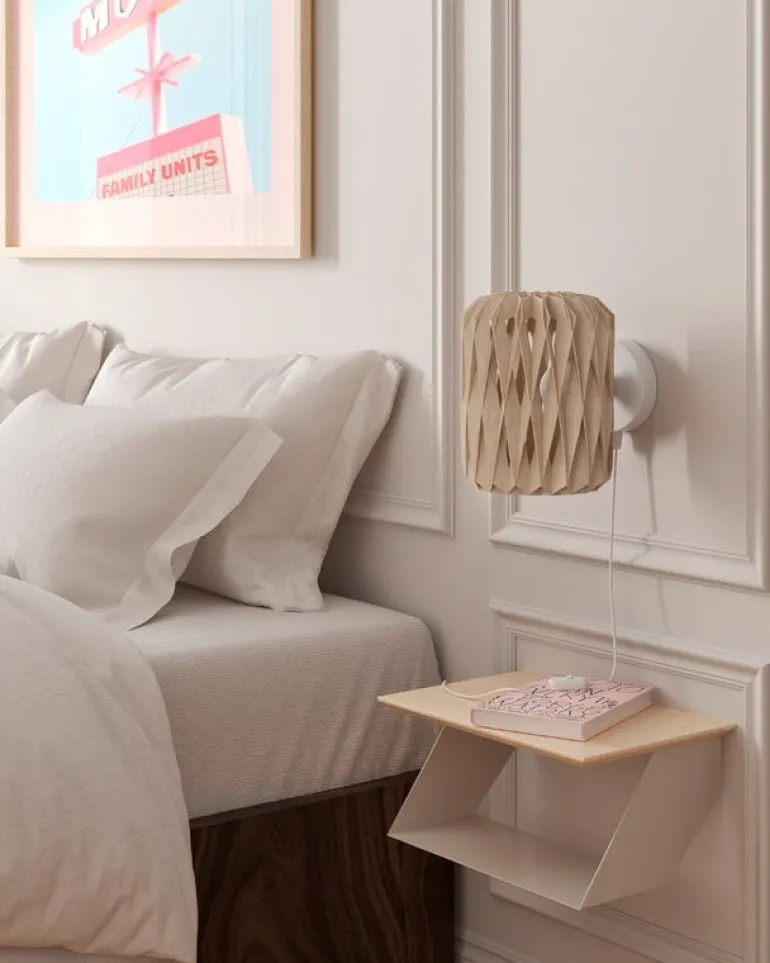 Pilke Lights Pilke Signature 18 vägglampa, björk