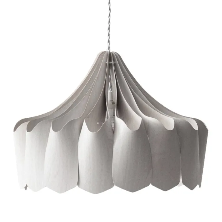 Pilke Lights Pioni liten pendellampa, vit