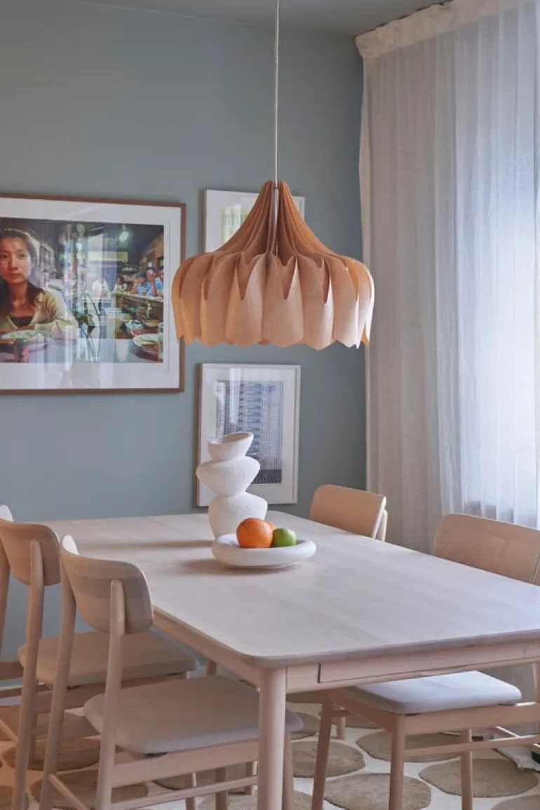 Pilke Lights Pioni pendellampa, stor, björk