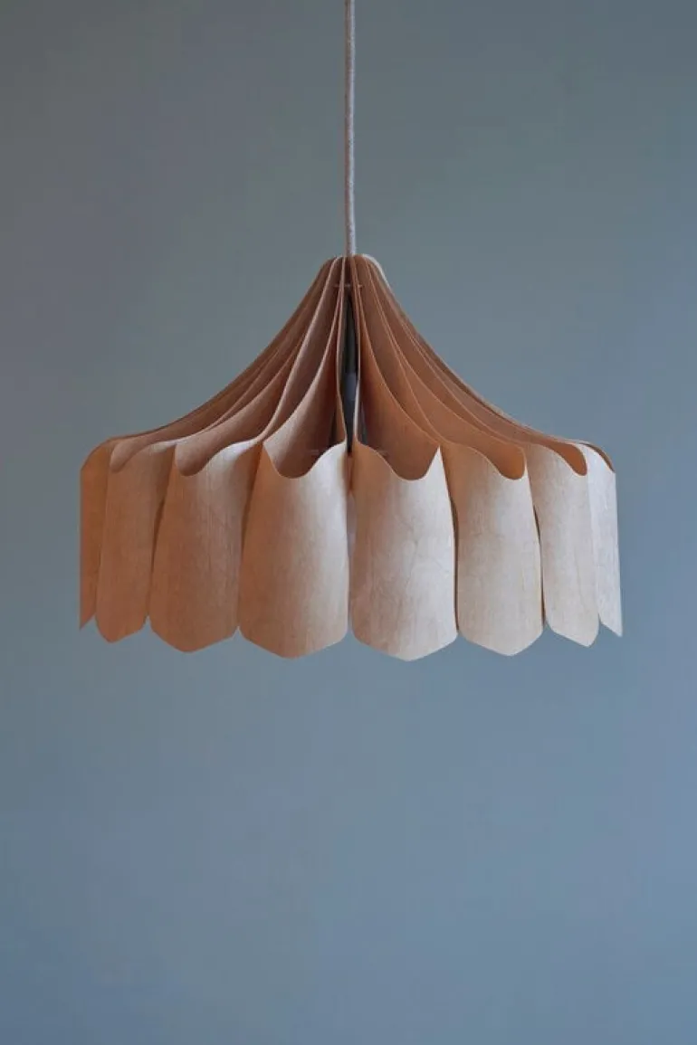 Pilke Lights Pioni pendellampa, liten, björk