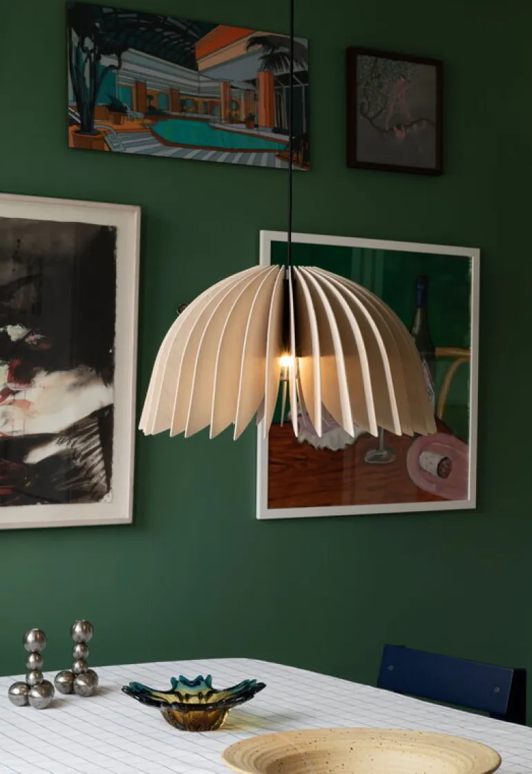 Pilke Lights Verna 50 pendellampa, björk