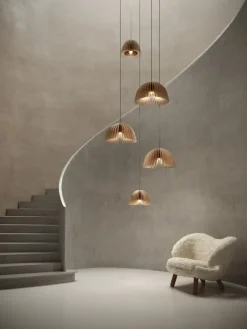 Pilke Lights Verna 34 pendellampa, björk