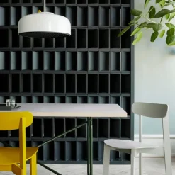 PLEASE WAIT to be SEATED Podgy pendellampa, vit