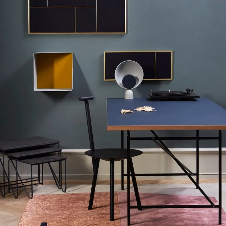 PLEASE WAIT to be SEATED Blooper bordslampa, navy blue